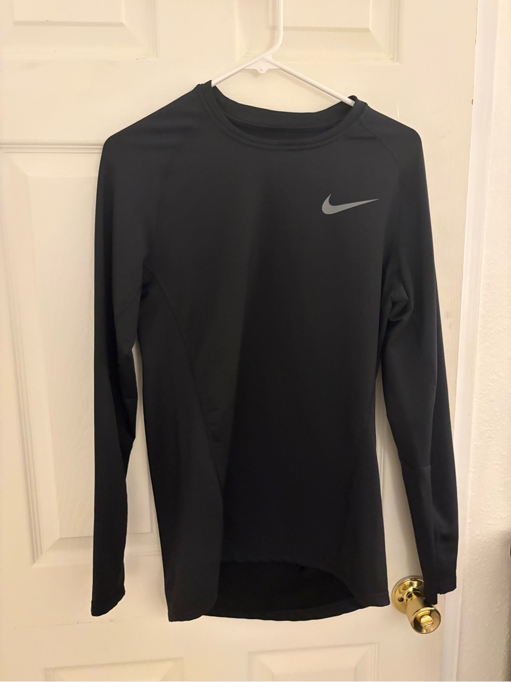 Nike Black Long-Sleeve Performance Training Top